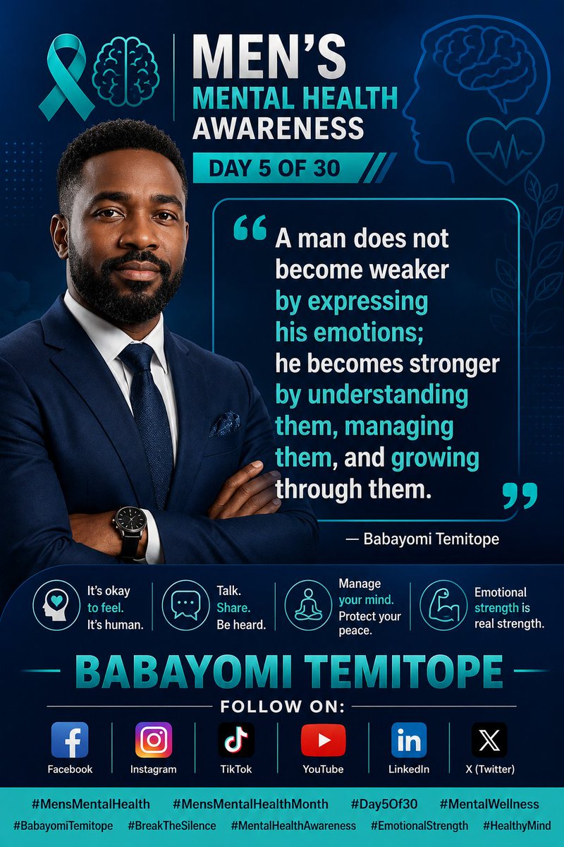BABAYOMITEMITO2's tweet photo. Day 5 of Daily Wisdom with Babayomi Temitope Peter 

Follow us for more

#dailywisdom #fypchallenge #lifequotes #babayomi #June https://t.co/jB6g3CEaNi