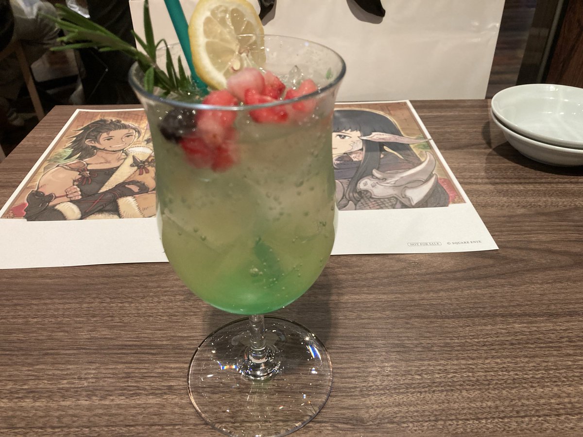 choby_ff14's tweet photo. ついでにエオカフェ に \(>∀<)/ https://t.co/9S7I8jSBLO