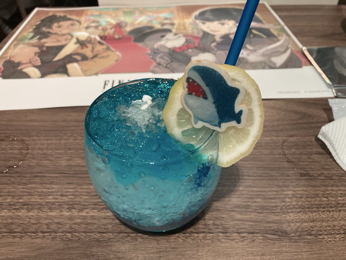 choby_ff14's tweet photo. ついでにエオカフェ に \(>∀<)/ https://t.co/9S7I8jSBLO
