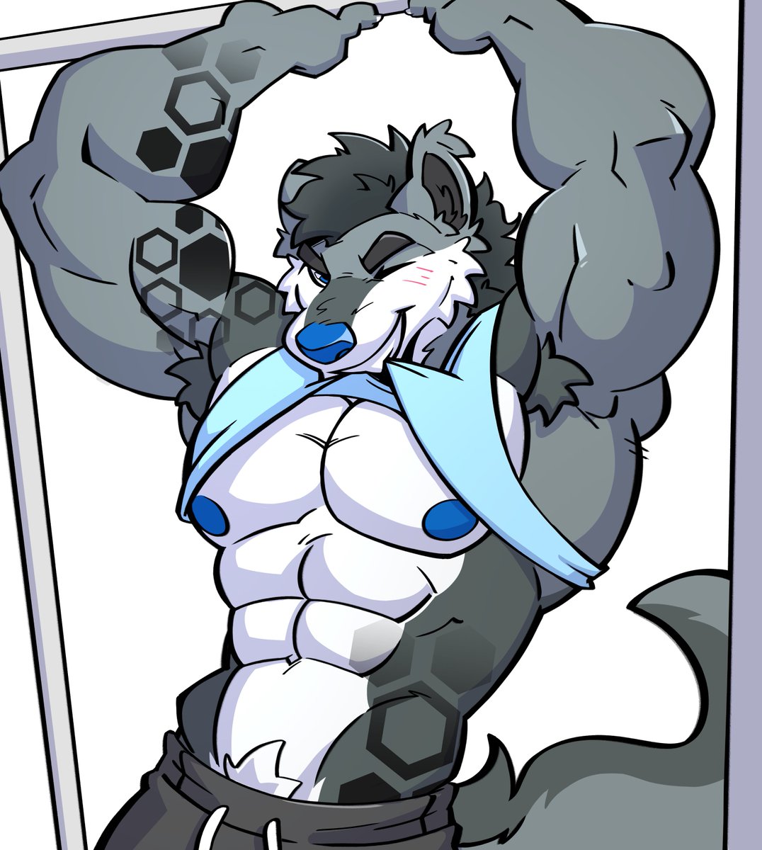 fernabinho's tweet photo. ych commission!!💪 https://t.co/OQ7MhXqD7n