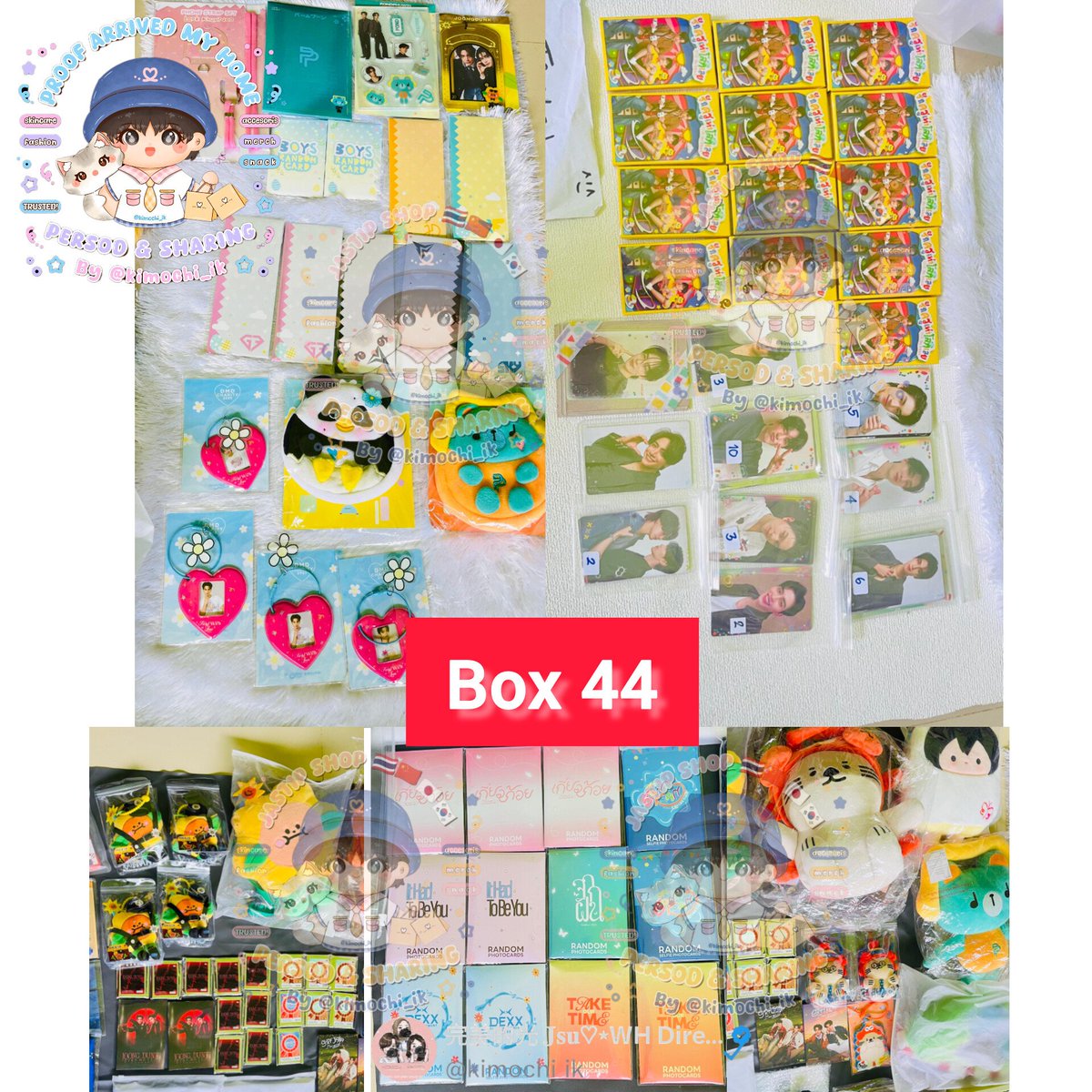 kimochi_ik's tweet photo. Last post ⋆♡ 𝐀𝐫𝐫𝐢𝐯𝐞𝐝 𝐈𝐍𝐀♡⋆♡
🇹🇭-🇮🇩 ✨My Home🏡
Box 44 Jastip Thailand
#mochiarriveina

👉All Merch OFC GMMTV Fanmeet Seekean,LYT, Fanmeet Surtjava,Emibonnie, Sharingan CC random riser, Pop Up Tokyo,Merch DMD Card Songkran,Clear Protein Omu and Co

💌 Always open jastip persod & request 
#ตลาดนัดgmmtv #DMDSHOP

✨️Thank you so much everyone, trusted me🙏 Berkah selalu dan lancar rezekinya semua
