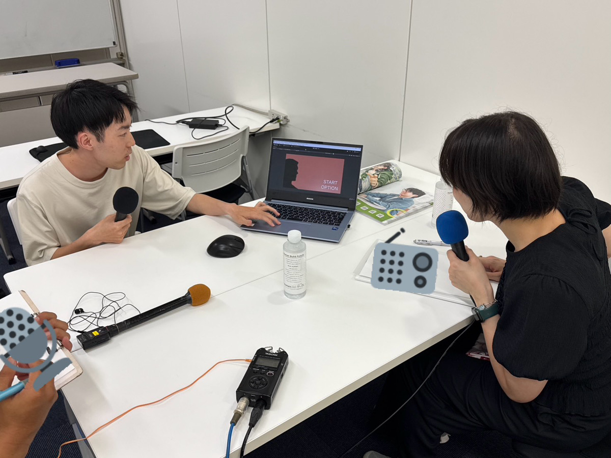 human_naha's tweet photo. 那覇校ゲームカレッジの生徒が・・・な、なんと！
📻琉球放送RBCiラジオさんから取材を受けました！🎉🎉

いったいどんな内容なんでしょうか・・・6月6日(土)18:00からの「RBCiラジオスペシャル」にて放送予定とのことで、ぜひ聞いてみてください！

もちろん那覇校Xの中の人も聞きます！🤩 https://t.co/dfBBJIUYE4
