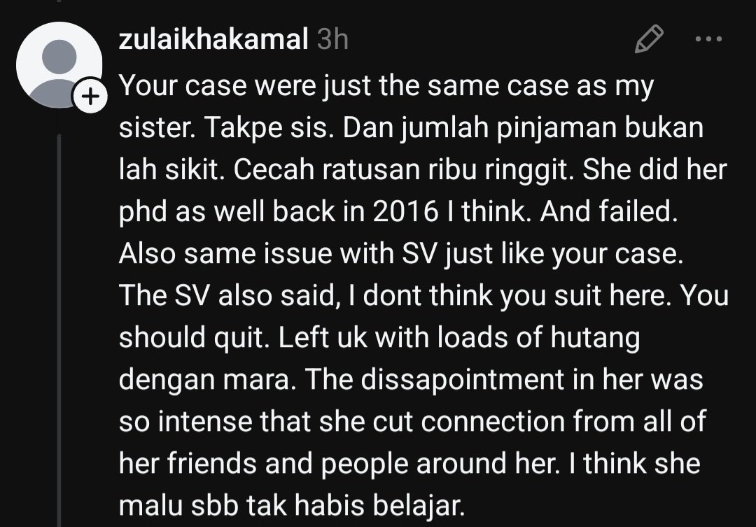 Saida_CFPCertTm's tweet photo. Baca kisah kakaknya yang kena bayar balik hutang MARA sebab tak tamat pengajian.

Ending tu yang tak dijangka.

Such an inspiration for those who might face the similar situation.

Kredit : Thread Zulaikhakamal https://t.co/Y7kWsv24lZ