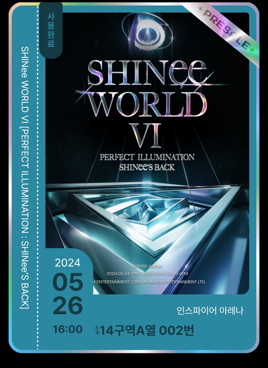 sina7793's tweet photo. 티켓앤 서비스 6/14 종료한다니까
그전에 오뉴노트, 백설콘, 드래콘
티켓 다운로드 하시라 (캡쳐는 안됨)
아래에 좌석정보 잘보이는 순간에
다운하시길.. https://t.co/mqca6eVQGS