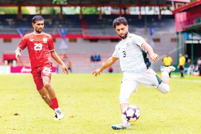 The_Nation's tweet photo. Pakistan end long wait for victory with commanding 3-0 win over Maldives
https://t.co/gcFISlV2LA
#victory #commanding #football https://t.co/VbFXkDOj98