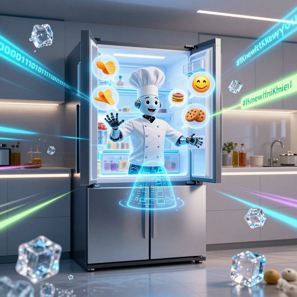 Aitsunamibook's tweet photo. Ever wondered why your fridge predicts snack cravings? artificial intelligence (AI Wavefront: How AI Will Reshape Life, Power, and Society) is the sneaky chef #IKnewItIKnewYou #bucciovertimechallenge 🤖#BookTwitter #SiliconValley #freeaudiobook https://t.co/758femPUx2 https://t.co/PdNjIph1gY