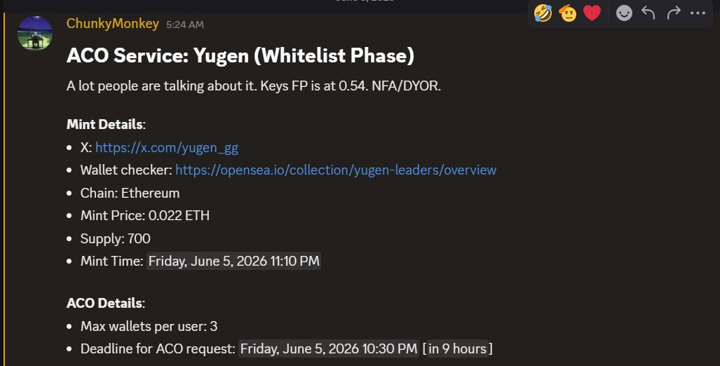 gxdblast's tweet photo. Gm CT! 🫡

We're running an ACO for Yugen, so if you're interested in getting involved, make sure you're in the @PulseAnchor Discord.

If you've been looking for more NFT opportunities and alpha plays, this is a good time to join the crew.

Hop in, grab your roles, and stay tuned. ⚓

https://t.co/EfSFAZn866