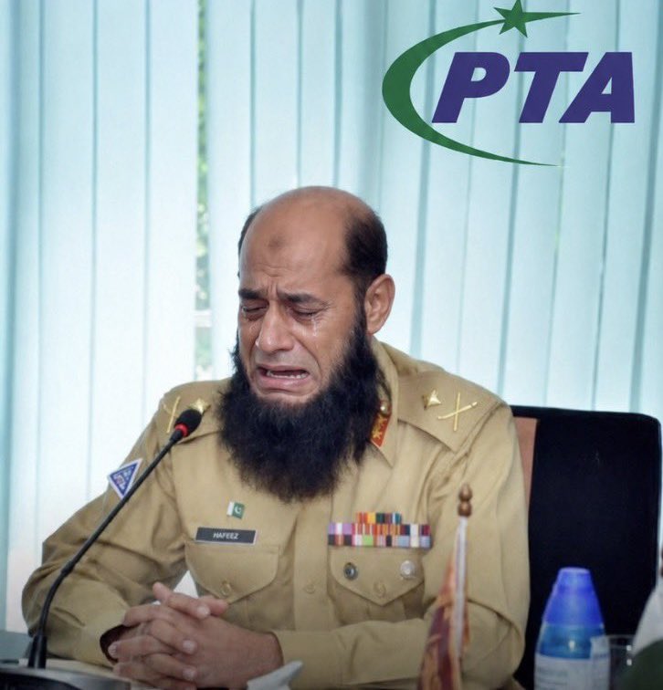 QaziShahid786's tweet photo. I received a Good Morning Message from X telling me that Chairman @PTAofficialpk Pakistan Army’s Retired Major General Hafeez Ur Rehman says I’ve violated the law of Pakistan because of this tweet😏 https://t.co/07katkEH5m