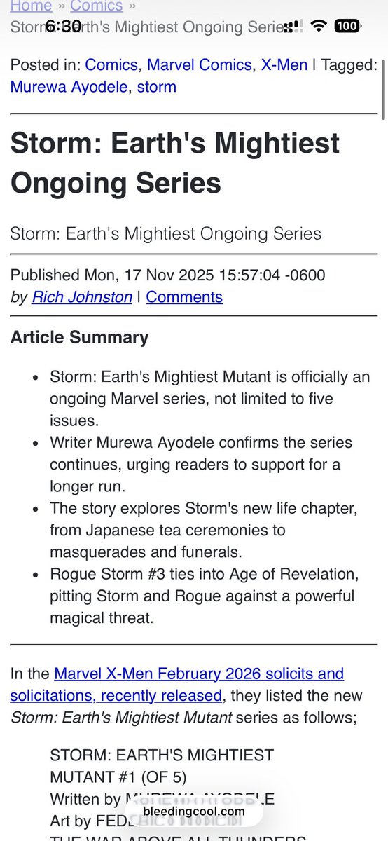 Detect1veMarvel's tweet photo. @Orbital1010 @moon_sira Was always mentioned as an ongoing. The 1 of 5 were errors and when announced. Until marvel decided to be dirty and switch it last minute into a mini after the release. https://t.co/j7oG51TVBC