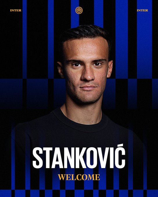 FansNerazzurri's tweet photo. RESMI: Inter tebus balik Aleksandar Stankovic dari Club Brugges, dikontrak hingga 2031. https://t.co/BIEi8Q7dPo
