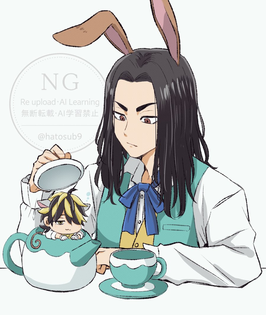 hatosub9's tweet photo. お茶会組🐺🐯🫖 https://t.co/axgQD2mi6j