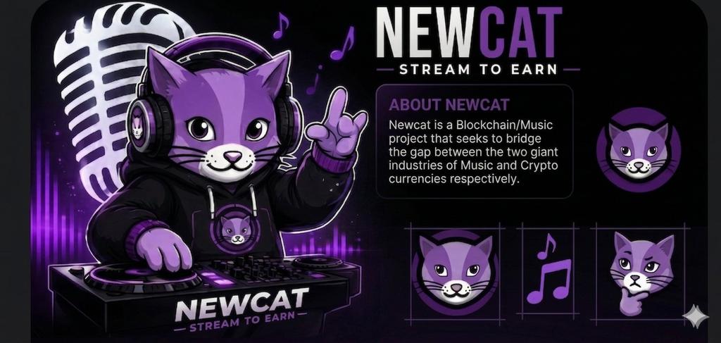 Official_NewCat's tweet photo. The reality of you enjoying your music and then getting rewarded in return has never been better and easier than what #NEWCAT $NCT has presented.

It keeps on moving along with the Tide !

#NEWCAT $NCT #NCPLAY #NUSIC #BLOCKCHAIN https://t.co/aiolYhKmbt