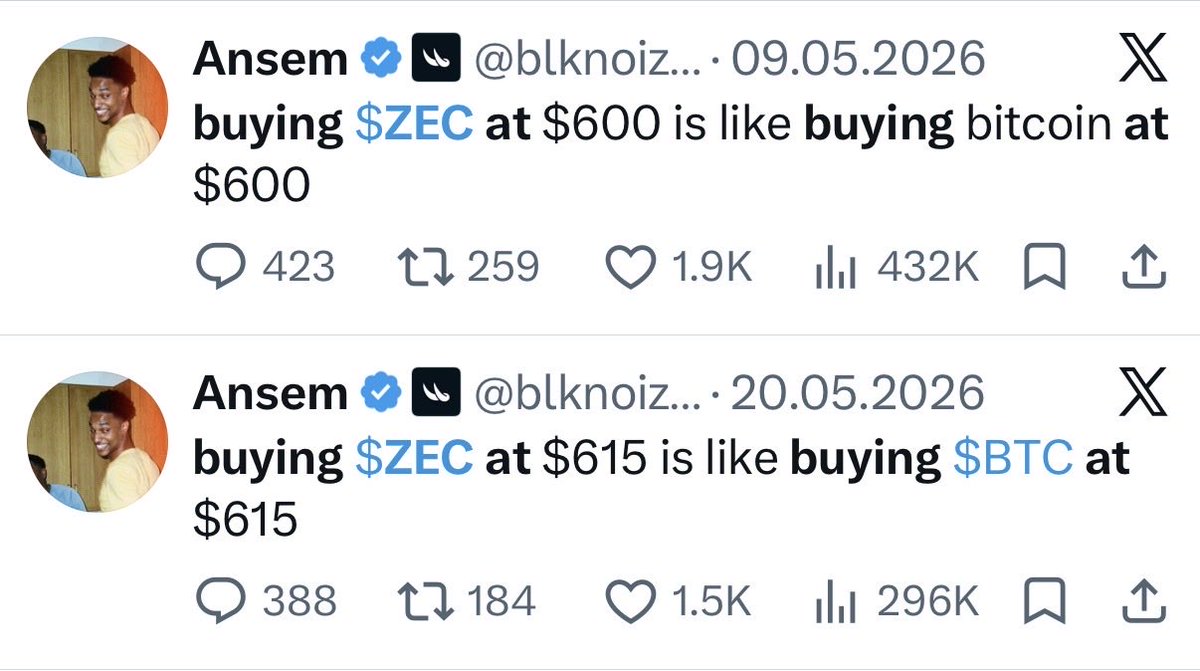 FabianoSolana's tweet photo. buying zcash:native at $600 is like buying bitcoin at $600 https://t.co/6e8V6dzaFk