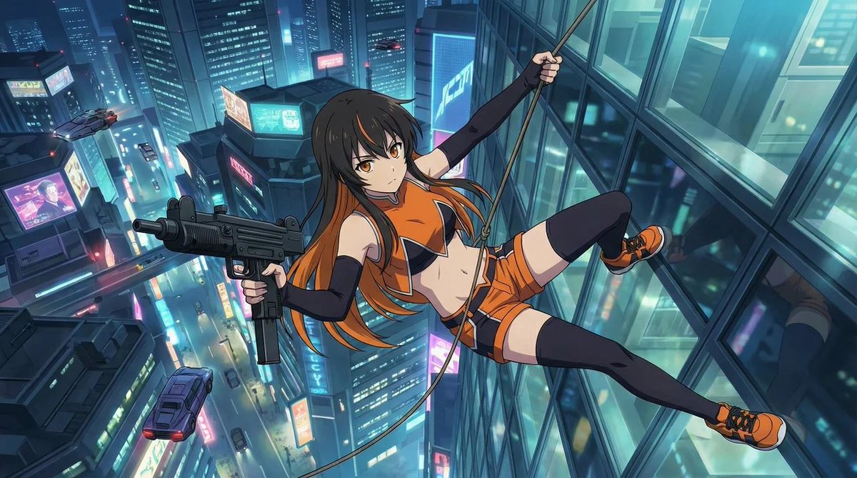 LiteCryptoo's tweet photo. one of the #monero-chan scenes i never ended up using, due to prompt difficulties, but i still love this look. https://t.co/bAm5VYOQz1