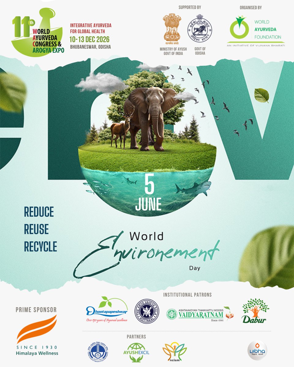 11thWAC's tweet photo. 🌍 World Environment Day 2026

Nature is not just our environment—it is the foundation of health and wellbeing.

As we celebrate World Environment Day, let us reaffirm our commitment to sustainable living, ecological balance, and a healthier future for generations to come. https://t.co/wWktJ0J8my