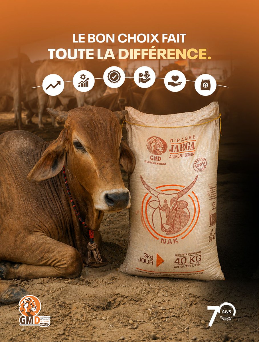 Les_GMD's tweet photo. Une bonne alimentation favorise une meilleure croissance, de meilleures performances et un troupeau en bonne santé.

Avec Jarga Nak, faites le choix d'une alimentation de qualité pour accompagner vos objectifs d'élevage. https://t.co/LNLxUvkCI6