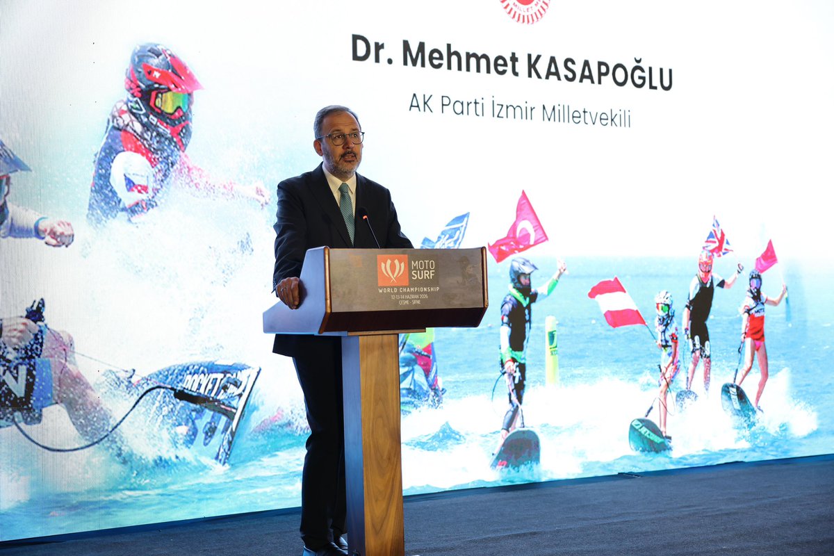 kasapoglu's tweet photo. 📍İzmir

Dünya Motosurf Şampiyonası’nın tanıtım toplantısındaydık..

Uluslararası spor organizasyonları, şehirlerimizin ve ülkemizin marka değerine katkı sunan, spor turizmini güçlendiren ve Türkiye’nin güzelliklerini dünyaya tanıtan önemli fırsatlardır. 

Çeşme’nin ev sahipliği yapacağı bu prestijli organizasyonun, İzmir’imizin uluslararası görünürlüğüne ve spor vizyonuna önemli katkılar sağlayacağına inanıyorum.

Şampiyonanın ülkemize ve İzmir’imize hayırlı olmasını diliyor, tüm sporcularımıza başarılar diliyorum. 🇹🇷🌊