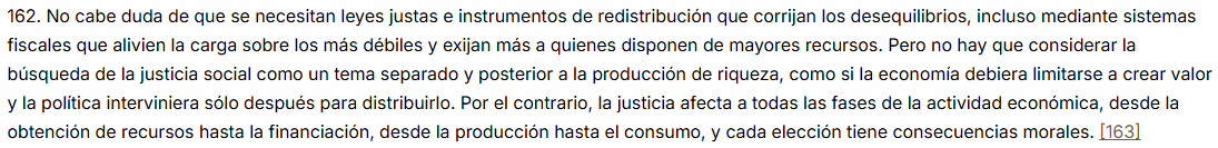 ScheuchMartin's tweet photo. Aquí otra joyita. La justicia social debe estar en todas las etapas e instancias de la actividad económica. Ésta no debe reducirse sólo a la función de crear valor. https://t.co/jkGGv4rD6t