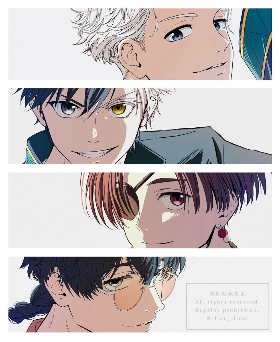 lllou_Illust's tweet photo. 色んな分割イラスト🎨 https://t.co/5LUxFo3a9E