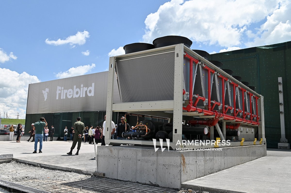 armenpress's tweet photo. Journalists tour Firebird AI data center under development in Armenia
https://t.co/rr6VBGb7Lm https://t.co/S4V8Nf4KeS