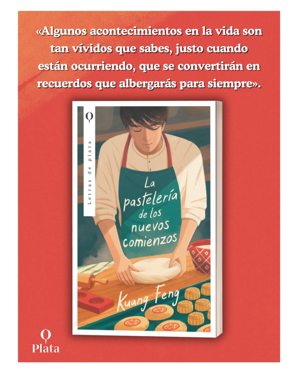 PlataEditores's tweet photo. ¡Hoy os recomendamos #LaPasteleríaDeLosNuevosComienzos de Kuang Feng!🌸🍰📖

No os perdáis este delicioso relato de crecimiento personal, impregnado de historias de amor agridulces que atraviesan tiempos y culturas.

✍️Traducción de Raúl Rubiales. https://t.co/l9RAT4XwkV