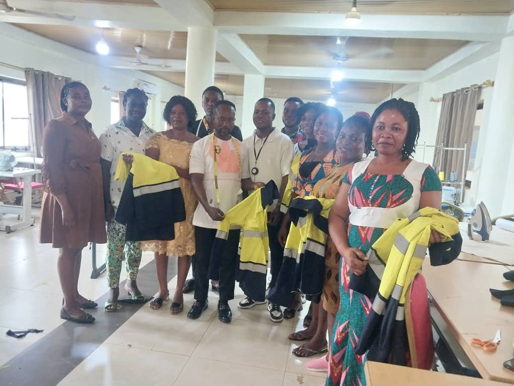 KofiAshon's tweet photo. Behind every ‘Buafuoɔ’ (Helper) bag is a story of opportunity and empowerment.

These talented men and women from the Birim North District, engaged through the ZADEF Fashion Centre, are the makers of these bags. 

#ZijinInGhana  #WAMPEX2026 https://t.co/L9498HCQEh