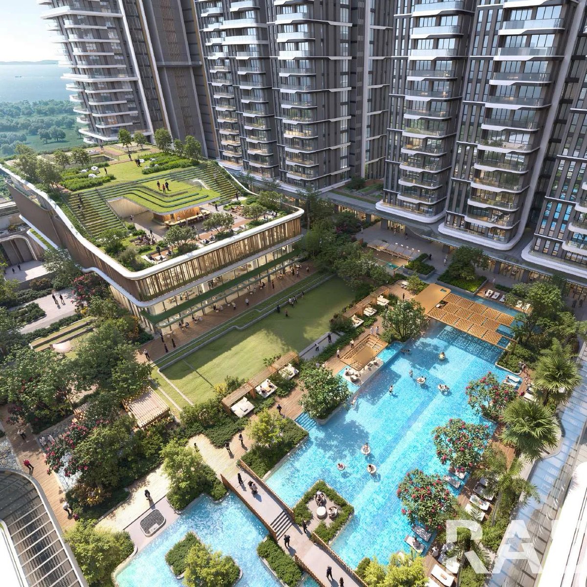 HydREGuide's tweet photo. 🚨Excited to share my first project as a Realtor!

After moving back from the US earlier this year and obtaining my RERA registration, I've been evaluating several projects across Hyderabad. I'm happy to be associated with Sattva Lago, located in Neopolis.

For buyers looking in the ₹4 crore+ segment, I believe this is one of the best options currently available.

What stands out is the scale of open spaces and the overall design. Apart from My Home Nishada and Grava, this is one of the very few projects in Neopolis with large open areas. The wraparound balconies, grand internal courtyard, 4-acre landscaped garden, and extensive water bodies should give the project a truly premium feel.

✨ Key Highlights
• 12 ft ceiling height
• Floor-to-ceiling glass doors opening to large balconies
• Extensive glass facade offering abundant natural light and views
• Italian marble flooring
• Centralized AC through district cooling
• 50+ outdoor amenities
• 34,600 sq.ft of water bodies
• Olympic-sized swimming pool
• Fully RERA approved
• Current EOI price: ₹11,100/sq.ft
• Expected launch price: ₹12,100+/sq.ft

🏢 Project Overview
• 10 Acres
• 5 Towers
• G+46 Floors
• 1,261 Apartments
🏠 Configurations
• 3 BHK, 3.5 BHK & 4 BHK
• 3,100 sq.ft to 4,800 sq.ft

📐 Tower Layout
• 4 Towers with 6 units per floor
• 1 Exclusive 4 BHK Tower with only 4 units per floor
📅 Possession
• Expected by the end of 2030

Interested?

Fill this form:
https://t.co/PQN0qcB5wa
Or 
simply WhatsApp "LAGO" to  +91 79953 75252.
 https://t.co/riQjnQKtNS

I'll share detailed floor plans, brochure, and a walkthrough video of the 3.5 BHK model flat that I personally shot.