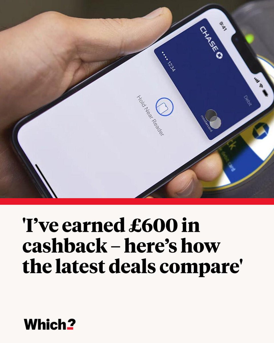 WhichUK's tweet photo. 💸 With Chase set to double its cashback rate from July, Matthew Jenkin shares tips for boosting your rewards ⤵️ 

https://t.co/uRgXMF0fD2 https://t.co/soT2EIHyol