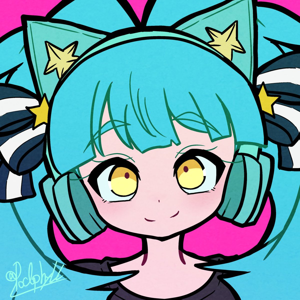 PodophyLL's tweet photo. 私の絵柄のせいかもしれないけど、なんか初音みがすごい https://t.co/YjmOkcHbK5
