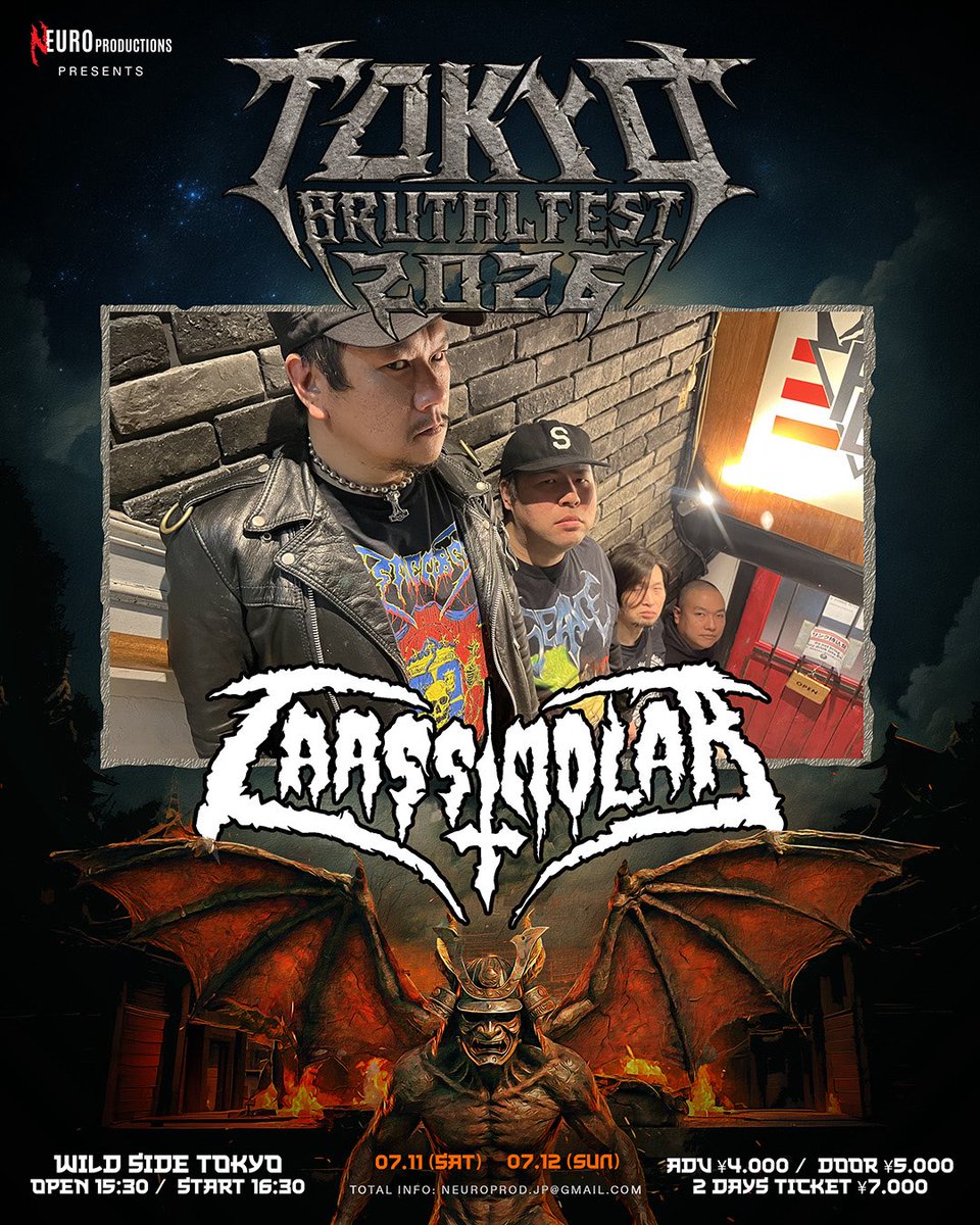 neuroproducoes's tweet photo. @caassimolar666 

#tokyobrutalfest2026
#tokyobrutalfest 
#caassimolar https://t.co/2MYcIruxJ8
