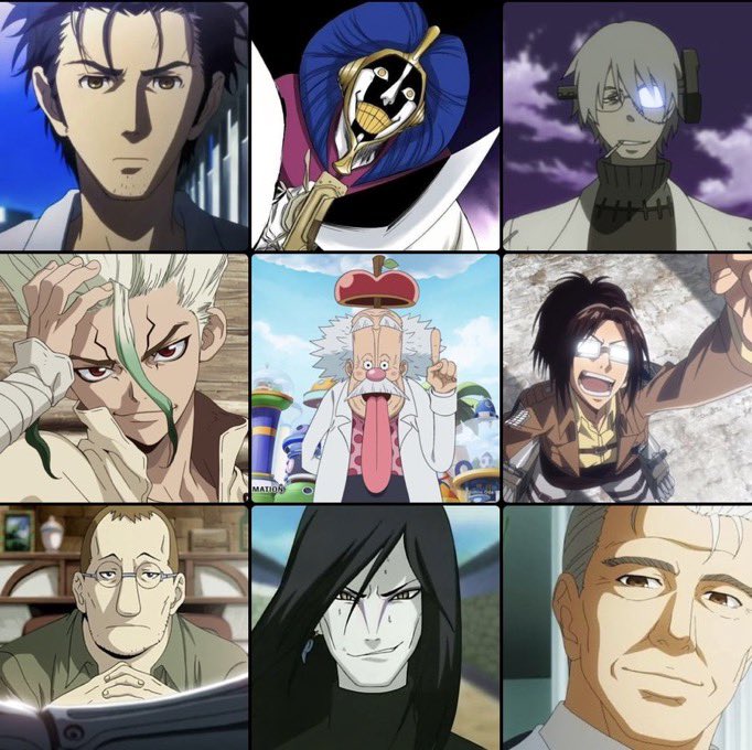 chima54777's tweet photo. Who do you think deserves the title “mad scientist”? https://t.co/hSy5waTv3z