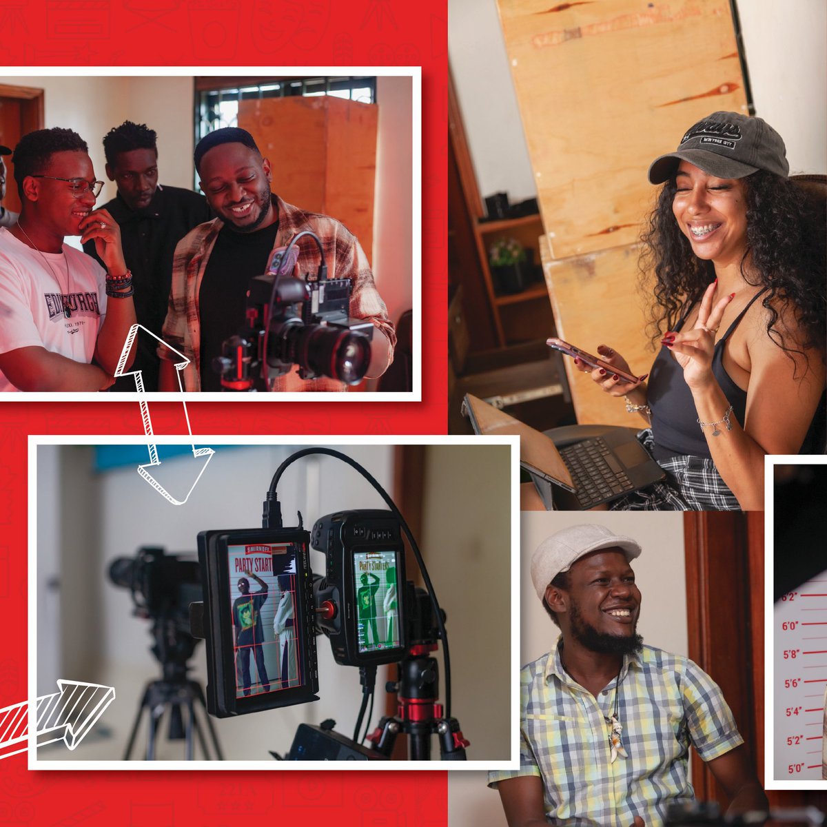 ivleague256's tweet photo. Yap. Singing, unfunny jokes, and a whole lot of fun. The Smirnoff Party Starters shoot was special. 🎥

#SmirnoffPartyStarters #IVLeague #BehindTheScenes https://t.co/AwOJc6AND6
