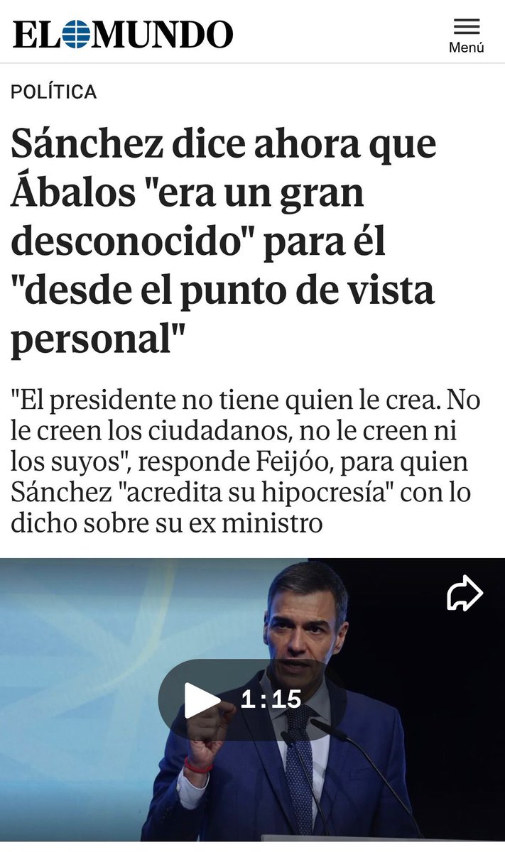eliasbendodo's tweet photo. Ahora la fontanera es para Pedro
Sánchez “la señora Díez”. 

Igual que Ábalos pasó a ser ese “gran desconocido”. 

Las pruebas dicen lo contrario. Sánchez es el “One”, el “número uno” en la corrupción que le rodea. https://t.co/cLT5rIUaL1