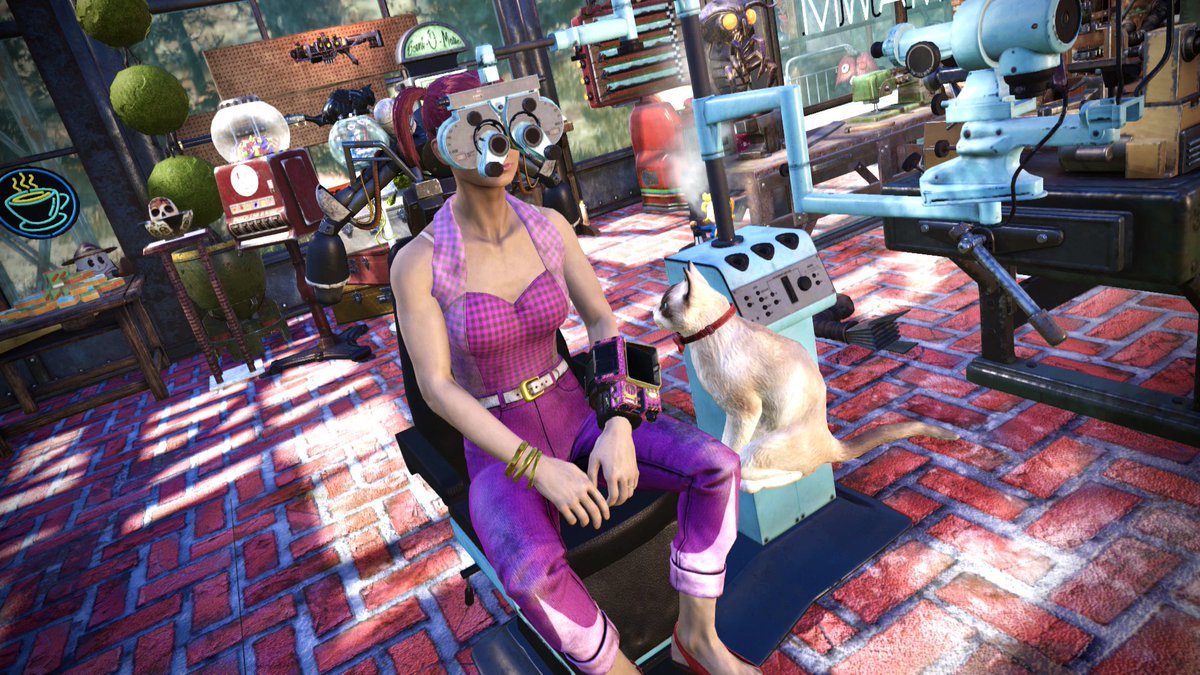 ichigoneko888's tweet photo. ひざ乗りネコチャン🐈‍⬛
きゃわわ〜🫶🏻💞
#Fallout76 https://t.co/WRKifeBig7
