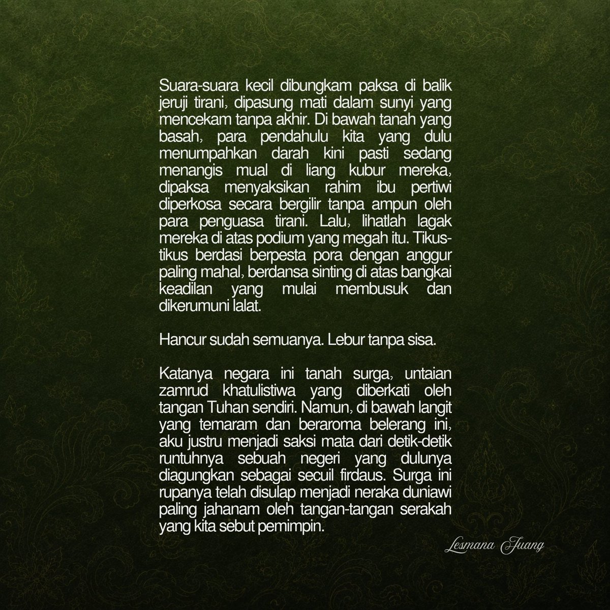 Lesmana Juang tweet media