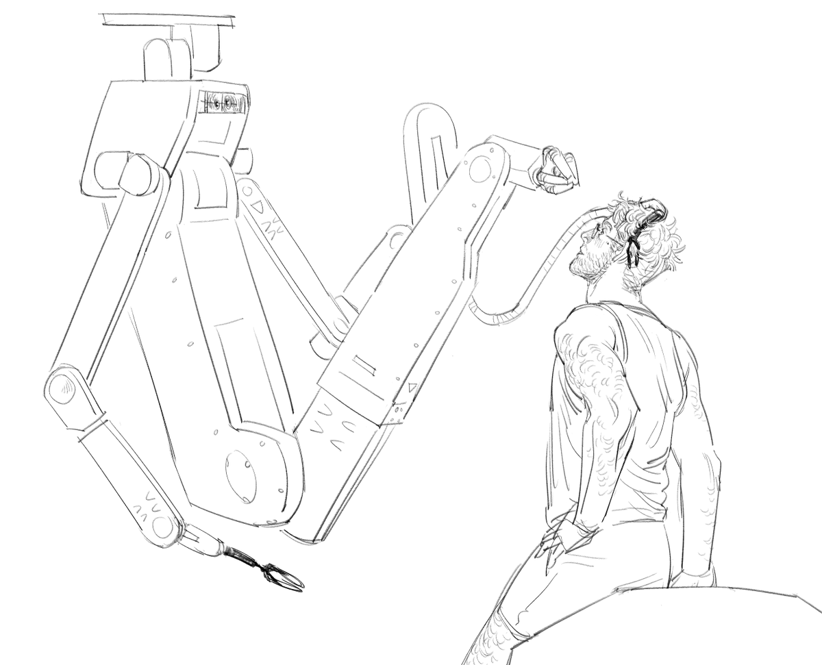 cabinette_'s tweet photo. It's called a noogie #gracebot #projecthailmary https://t.co/J2xZdxwSPt