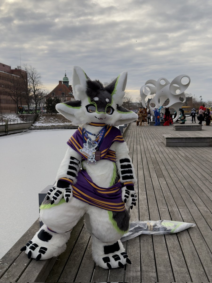 Wyvern290797's tweet photo. Happy #FursuitFriday everyone! :3
Have another photo from #NFC2026 earlier this year! uwu

🪡 @xiaoquandoki10 https://t.co/CiCumvgmdJ