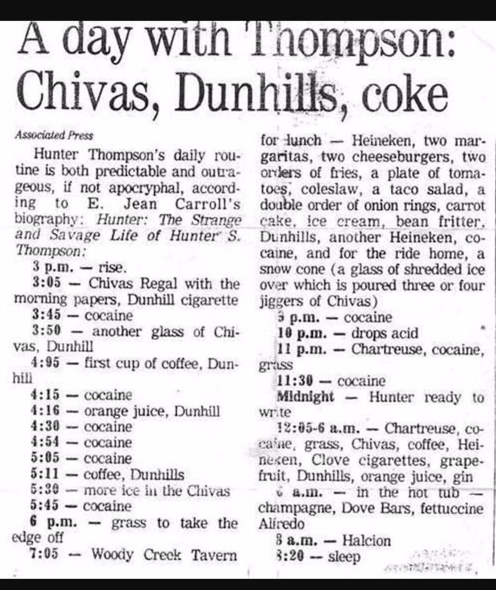 SahilBloom's tweet photo. ok, i guess this was too boring, so i'm going to mix it up and try the hunter s. thompson instead

wish me luck, guys https://t.co/TD6HL0A6zv