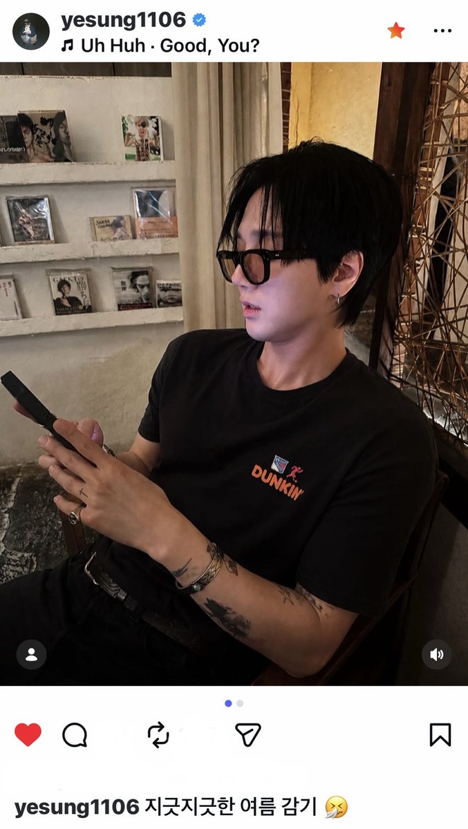 Ru00824's tweet photo. #Yesung IG 260605 https://t.co/tpWGfvSRO8