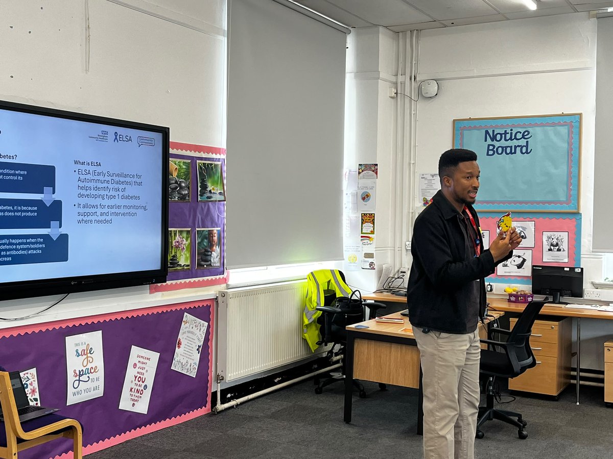 elsadiabetes's tweet photo. Diabetes Awareness Week runs from June 8 to June 14, 2026, Type 1 diabetes (T1D) screening and education sessions: The ELSA Study 🙏 thank you for all your support @BCHC_CommCX and the wider team @parthnarendran @DiabetesUK @BT1DUK @RenukaDias #DiabetesScreening #T1DAwareness https://t.co/t8G0W3WmEj