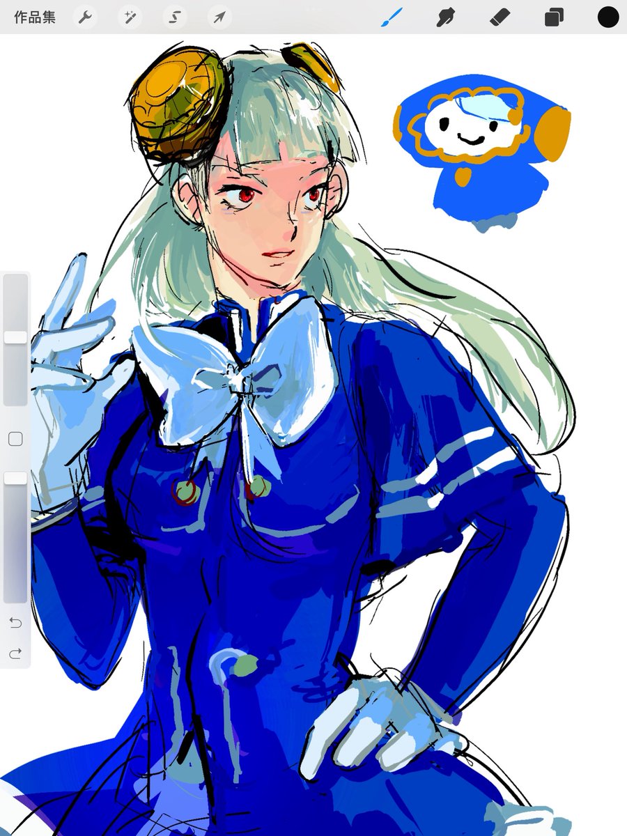 Wangluig's tweet photo. #格ゲーキャラ描こうぜ https://t.co/vlWUGVD4I4