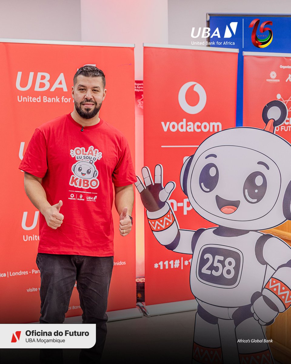 ubamoz's tweet photo. O futuro da comunicação e da educação já começou! 

Tivemos a honra de patrocinar a 2ª edição da Oficina do Futuro, organizada pela Xonguila, em parceria com a Vodacom Moçambique.

Vivemos um momento de muita partilha, inovação e transformação digital, marcado também pelo lançamento do KIBO, uma plataforma criada para apoiar a educação de crianças e adolescentes.

Destacamos ainda a participação do nosso Director Jurídico, Dr. Joaquim Gaspar, com a apresentação do tema “Os Desafios Legais da Exposição Online”.

Continuamos comprometidos com iniciativas que impulsionam a educação e a inovação em Moçambique. 💡🇲🇿 

#OficinaDoFuturo #ubamz #vodacommocambique #KIBO #BancoGlobalAfricano