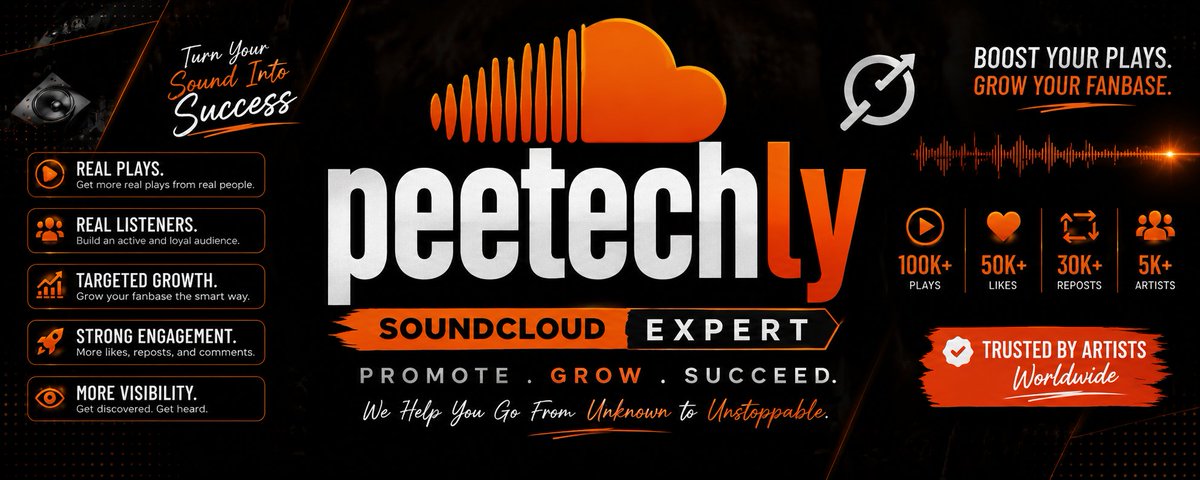 peetechly's tweet photo. 🚀 ARTISTS!
Need more exposure for your music?
✅ More plays ✅ More listeners ✅ More engagement ✅ More visibility
DM me "PROMOTE" and let's grow your fanbase.
#MusicPromotion #IndependentArtist #SoundCloud https://t.co/TfDbZ7PDX5