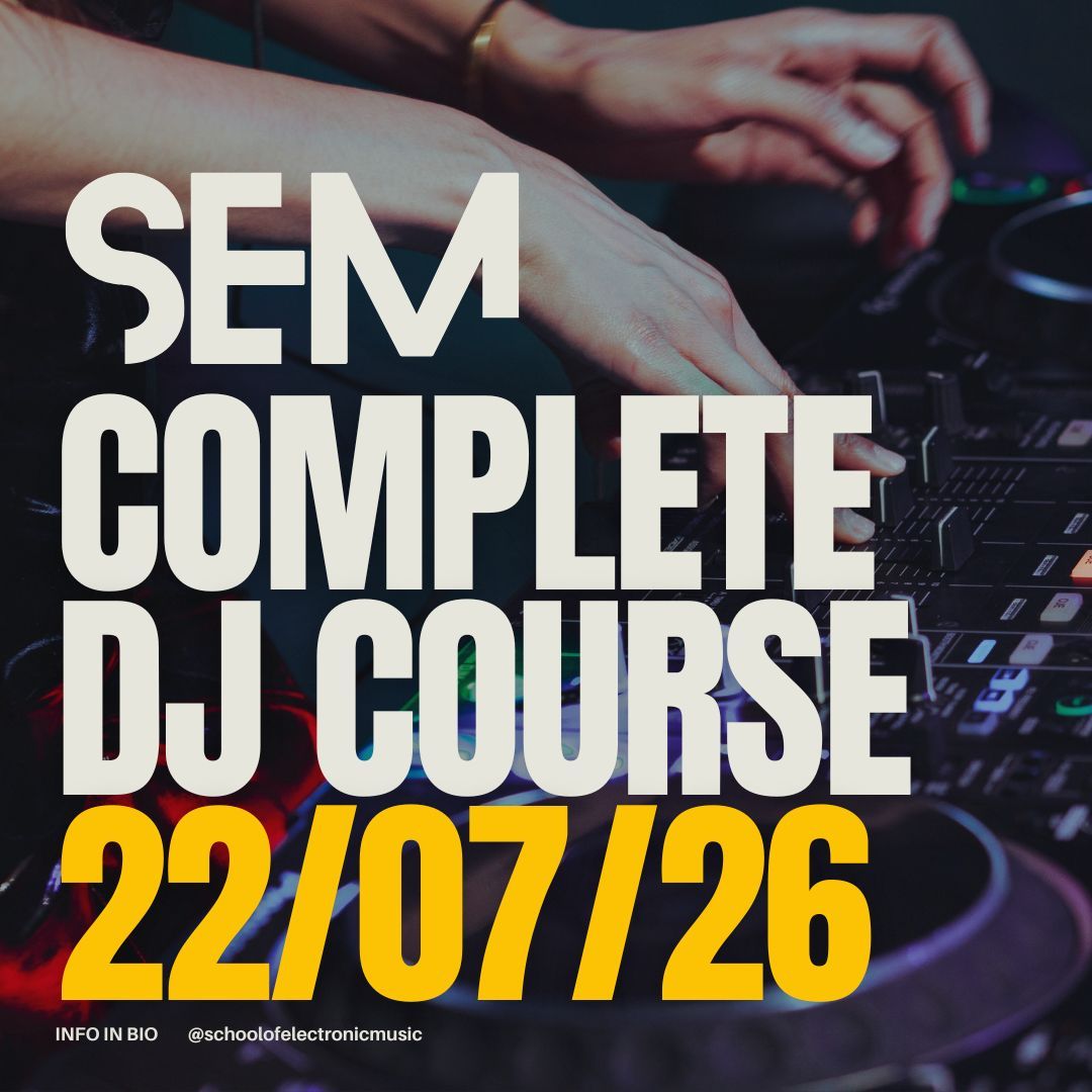 semmanchester's tweet photo. Registrations are open for the SEM MCR 12 week Complete DJ Course. 
This course will take you from beginner level and teach you the skills to become a successful DJ in 12 weeks.
Go to https://t.co/cRd2gU6Yr2 for details and to book your place.
#learntodj #djcourse https://t.co/nro5szkoxC
