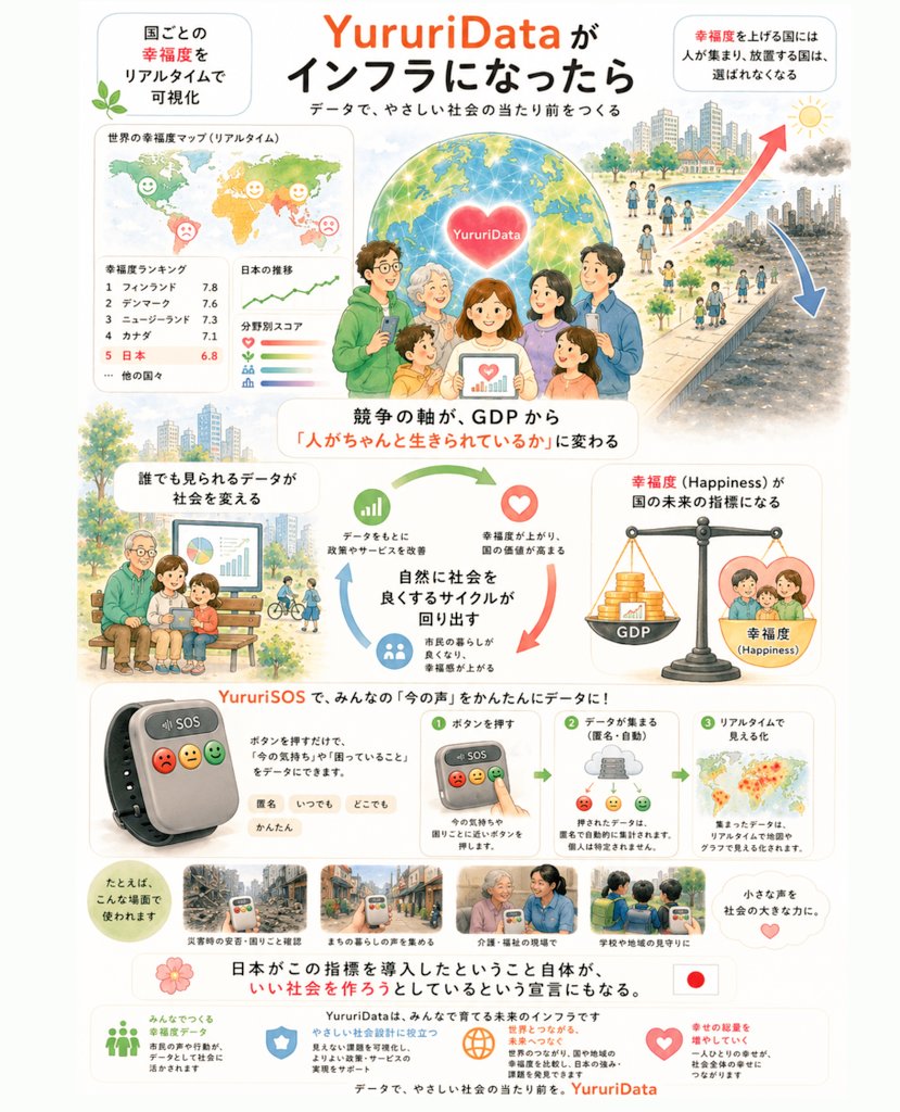 yo_ishida_2's tweet photo. ボタンで市民の声を集め、
データで社会の歪みを可視化する。

#YururiData #CivicTech #GovTech 
#データ民主主義 #エビデンスベース 
#社会設計 #公共知 #Wellbeing https://t.co/iWJoro4scG