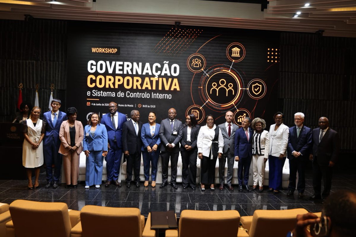AngolaBanco's tweet photo. Realizou-se, nesta quinta-feira, dia 4 de Junho, no Auditório Saydi Mingas do Museu da Moeda, o Workshop sobre Governação Corporativa e Sistema de Controlo Interno. https://t.co/7oUXtN8Y3s