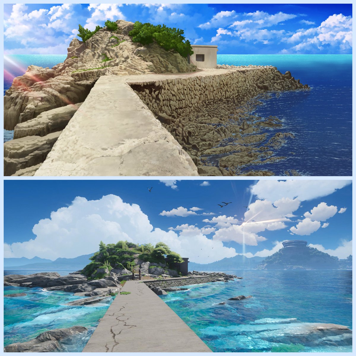 Oo__suzuka__oO's tweet photo. NTEのヒナタ島と
key作品「Summer Pockets」
#NTE #サマポケ https://t.co/3P6pAy6VbB