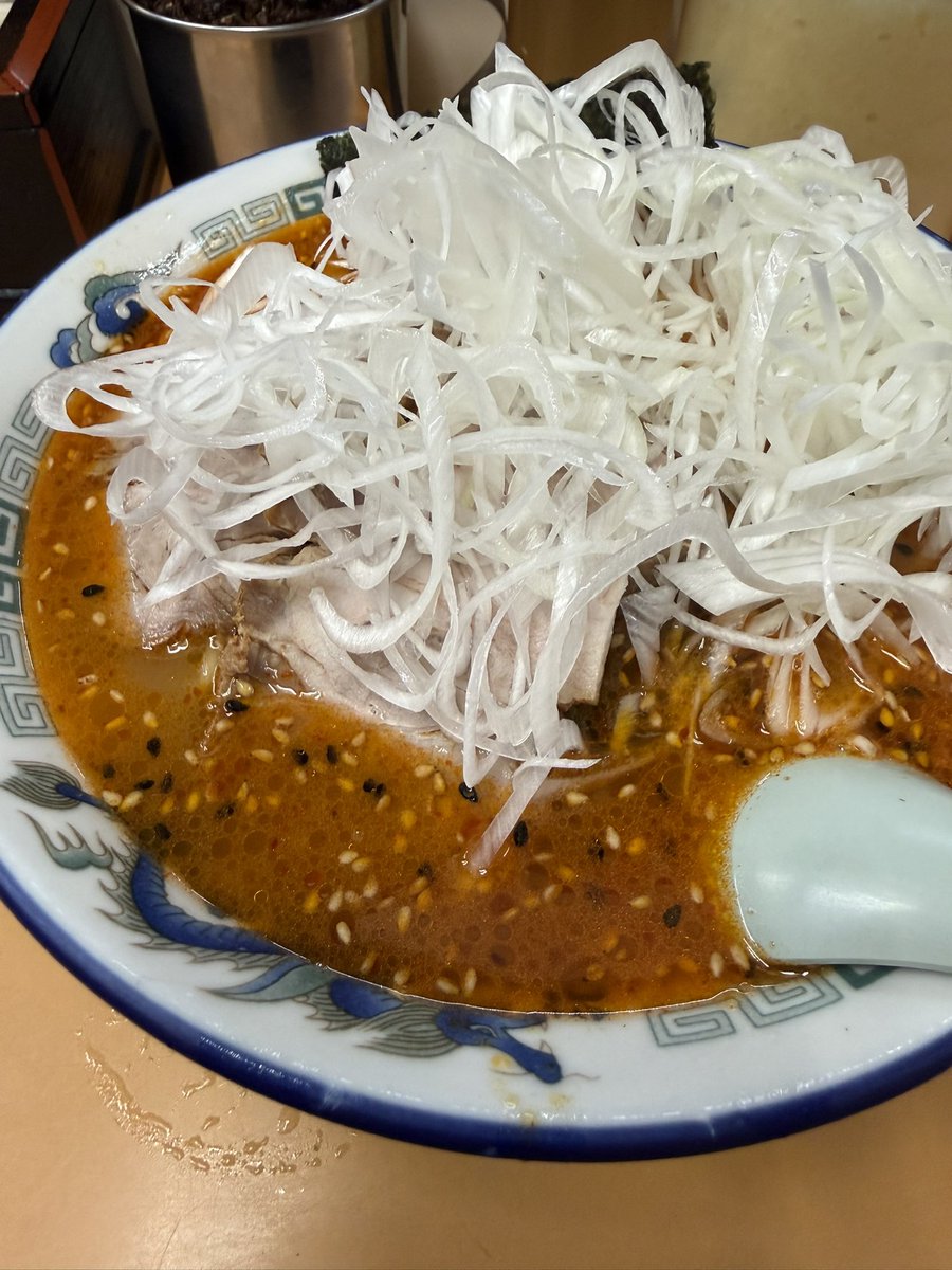 MUROGATE555's tweet photo. 地獄ラーメン　どれだけ久々に食べただろう🍜もっと辛いの食べれば良かったな✨ https://t.co/bBPBCjhZC6