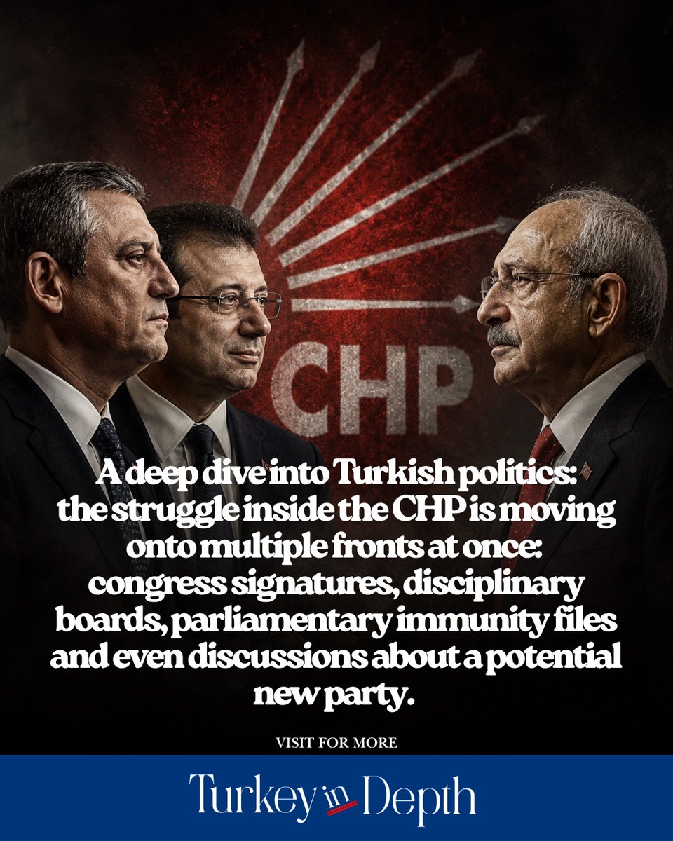 TurkeyinDepth's tweet photo. 🔹 Could Turkey's main opposition split? Discussions of a potential new party have moved from political gossip to a scenario openly discussed by figures close to both camps.
Looking around the corner:
https://t.co/CEjlcdPcfV https://t.co/ofRqMHa2LT