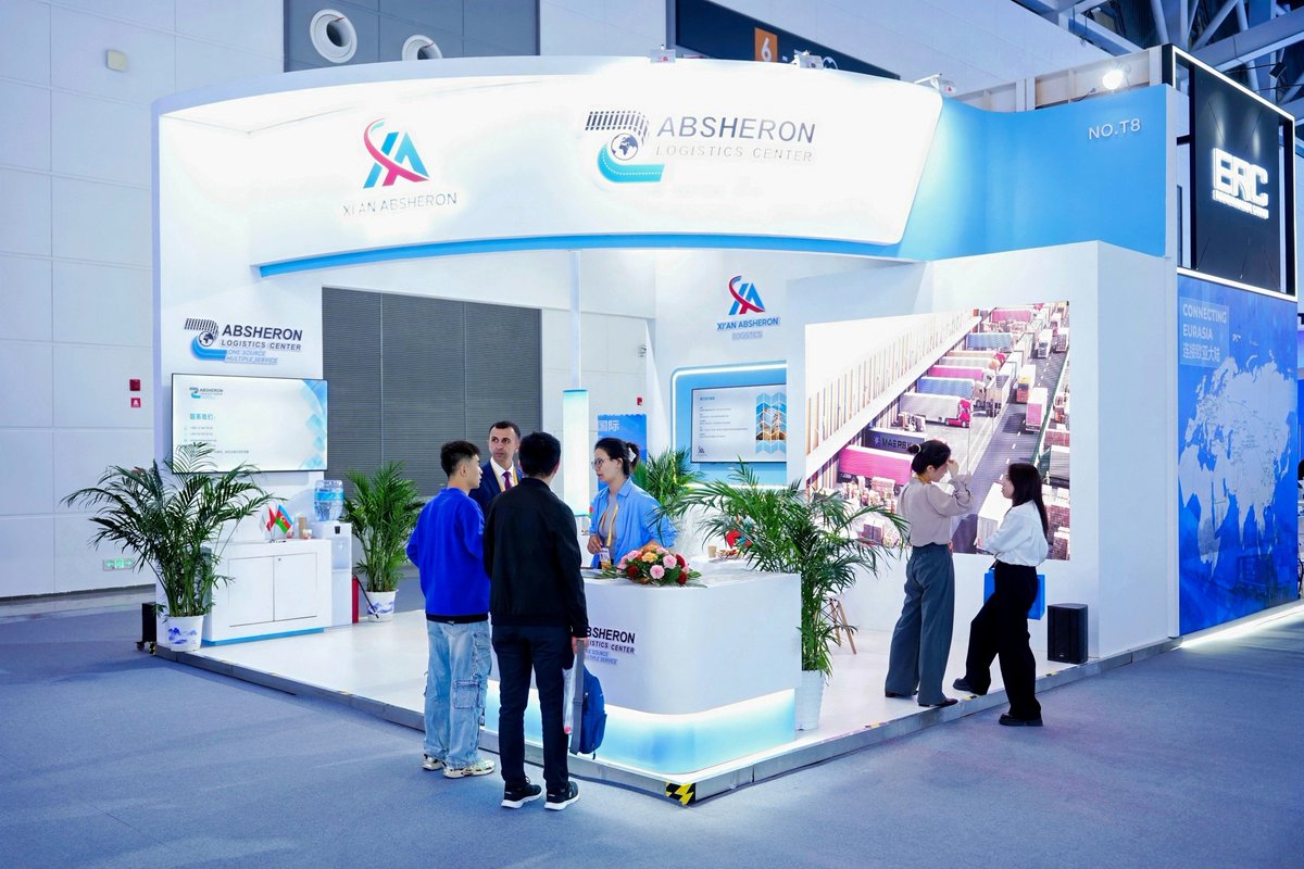 AbseronPort's tweet photo. 👉 Absheron Logistics Center and its subsidiary company, Xi’an Absheron Logistics, participated in the “10th Silk Road International Exposition and the Investment and Trade Forum for Cooperation between East &amp; West China”.

#AbsheronLogisticsCenter #XianAbsheronLogistics https://t.co/K0czd1eUsX